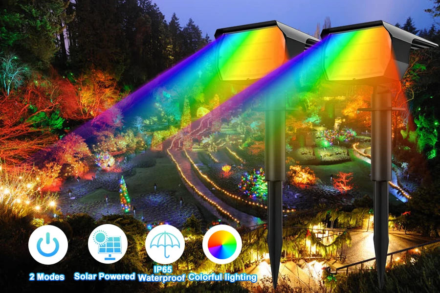 LED Solar Landscape Lights with Waterproof Design for Garden - Smarsty