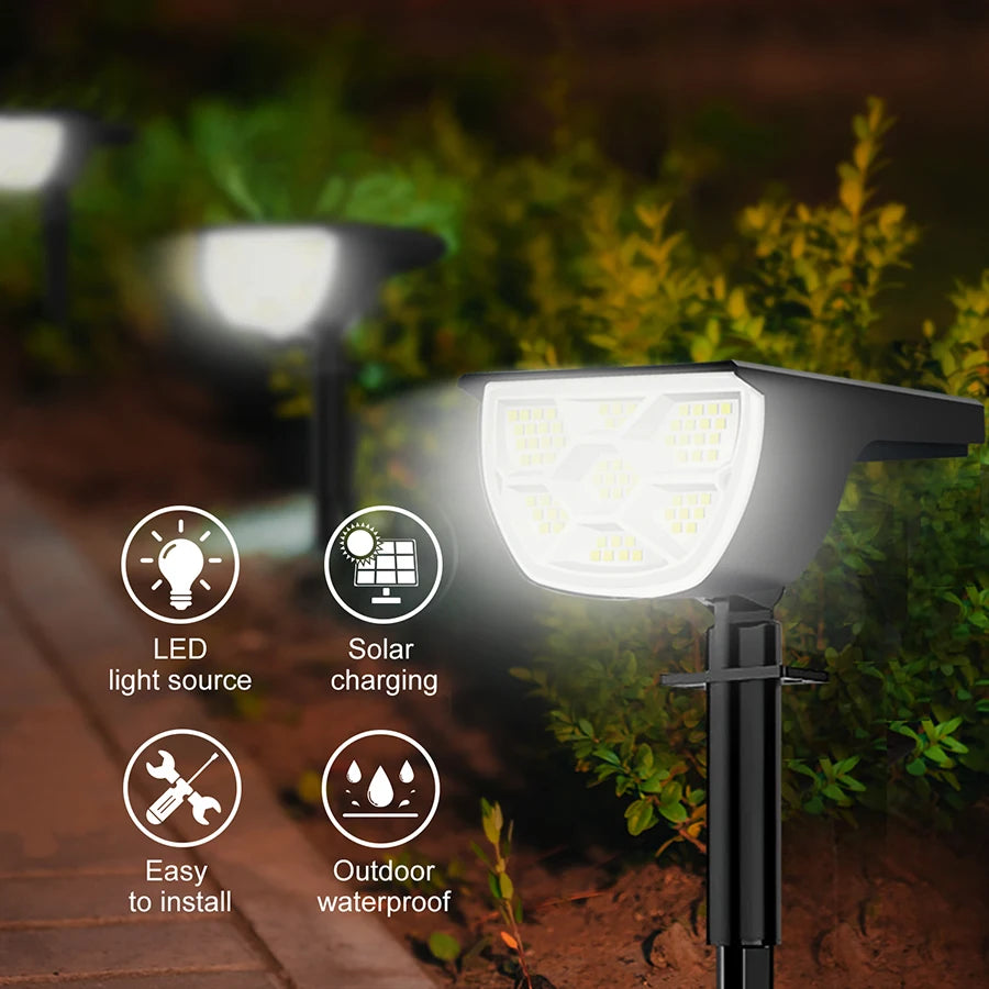 LED Solar Landscape Lights with Waterproof Design for Garden - Smarsty