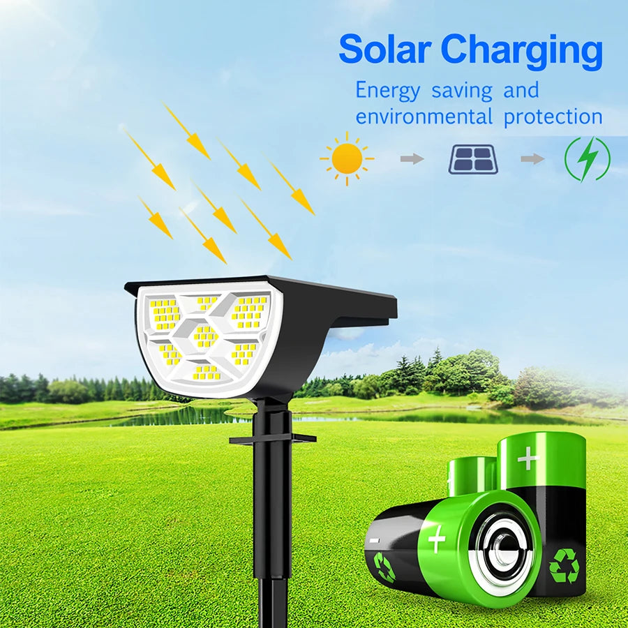 LED Solar Landscape Lights with Waterproof Design for Garden - Smarsty