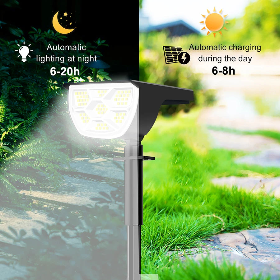 LED Solar Landscape Lights with Waterproof Design for Garden - Smarsty