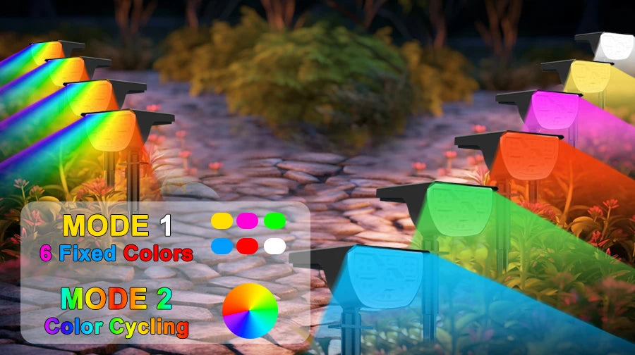 LED Solar Landscape Lights with Waterproof Design for Garden - Smarsty