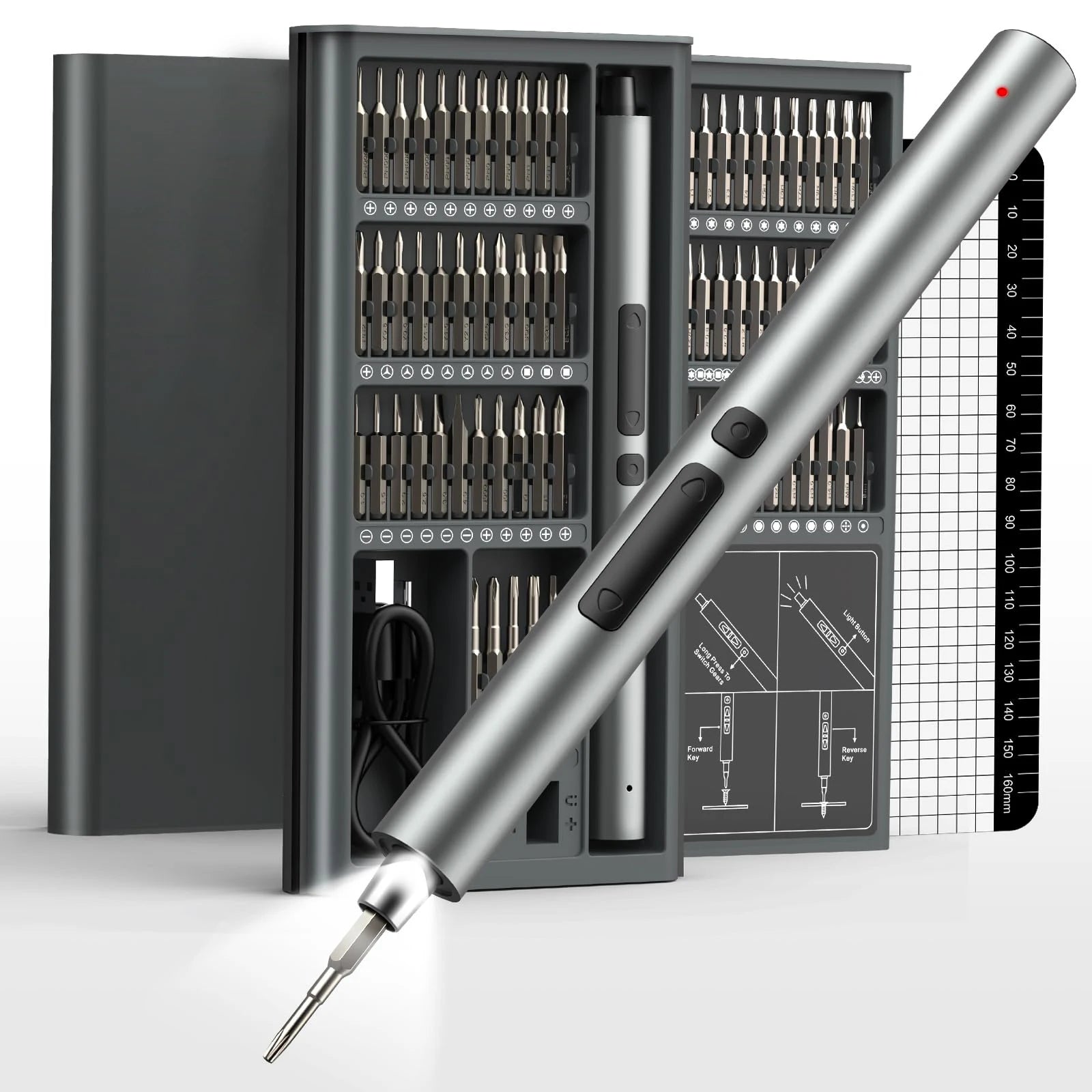 75 in 1 Electric Screwdriver Set with LED Lights - Smarsty