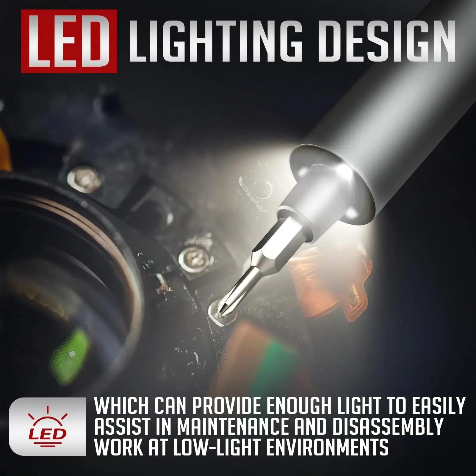 75 in 1 Electric Screwdriver Set with Magnetic Bits - Smarsty