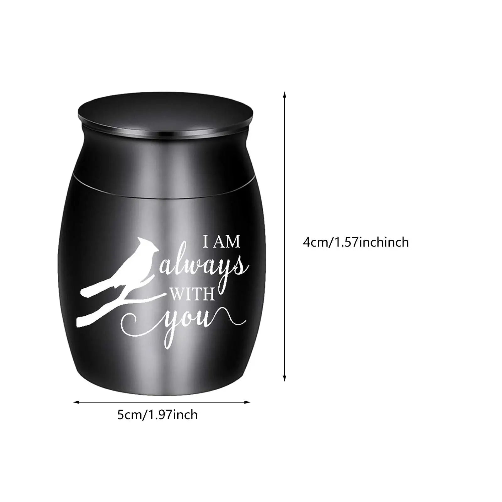 Portable Stainless Steel Pet Urn for Lasting Memories - Smarsty