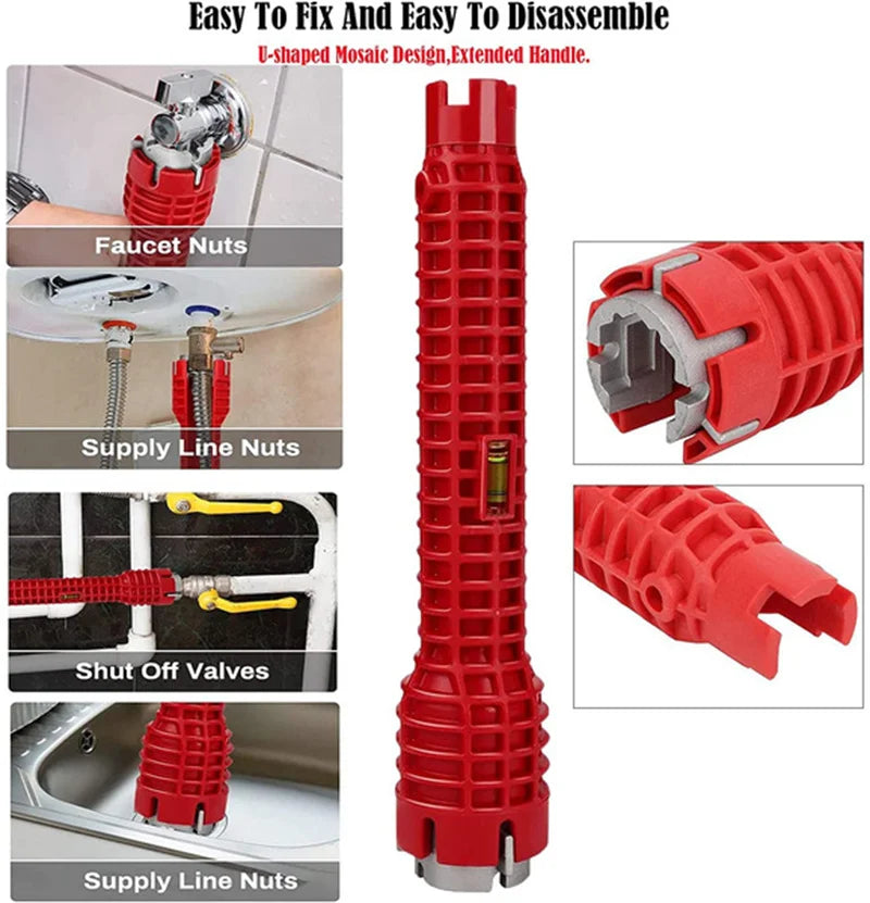 8 In 1 Multifunctional Sink Wrench for Plumbing Repairs - Smarsty