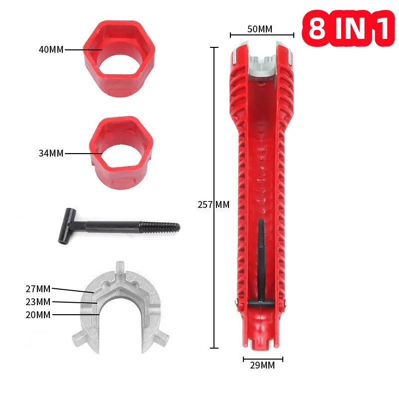 8 In 1 Multifunctional Sink Wrench for Plumbing Repairs - Smarsty