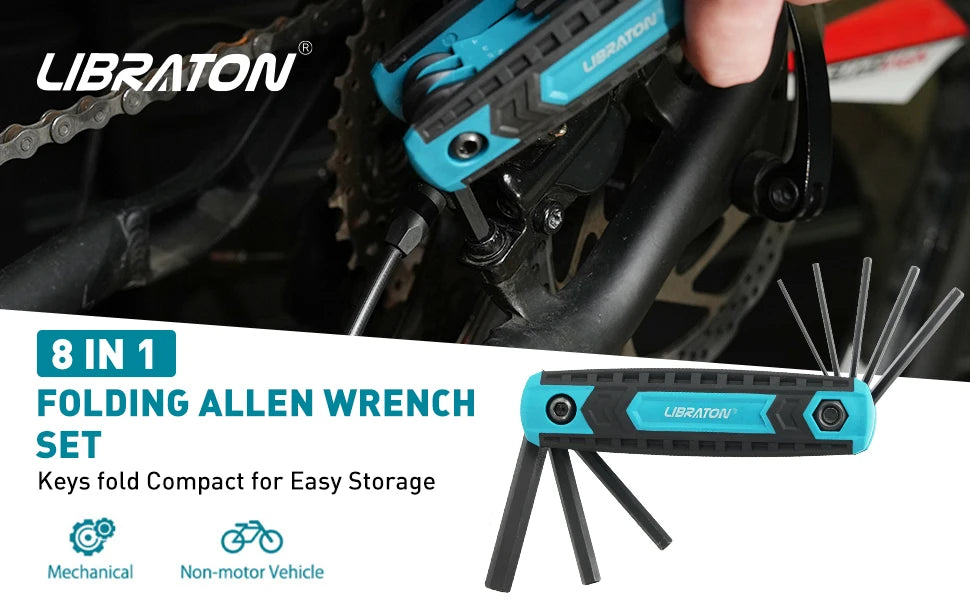 8 in 1 Folding Allen Wrench Set Portable Tool - Smarsty
