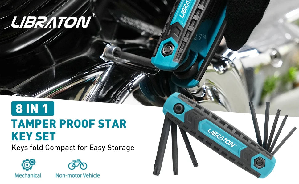 8 in 1 Folding Allen Wrench Set Portable Tool - Smarsty