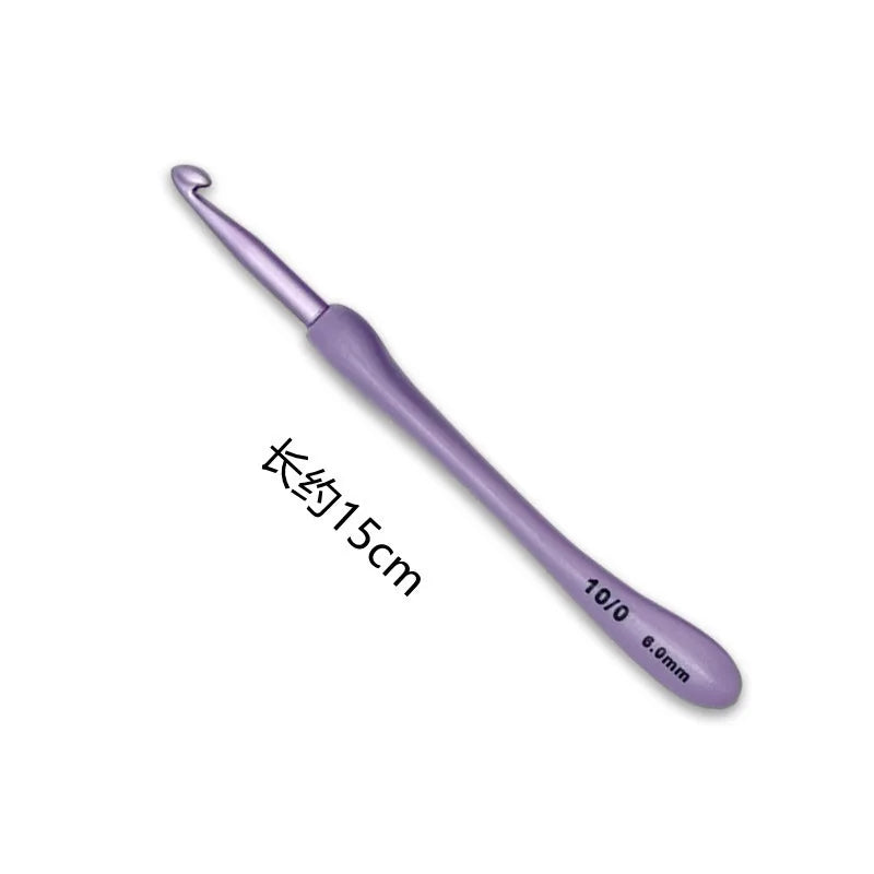 Purple Crochet Hooks Set for Crafting and Weaving - Smarsty