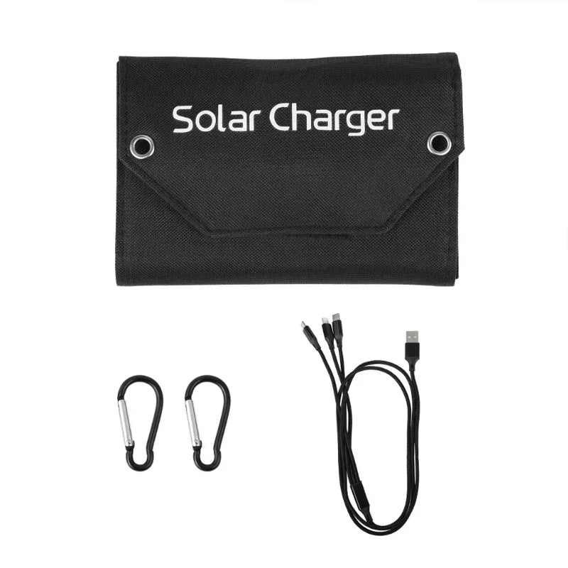 Foldable Solar Panel Charger for Outdoor Camping - Smarsty