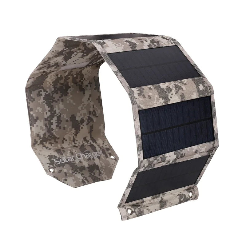 Foldable Solar Panel Charger for Outdoor Camping - Smarsty