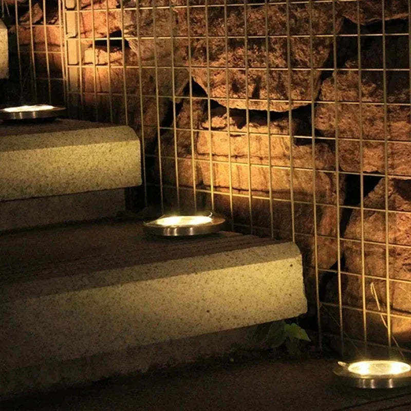 Solar Disk Lights for Outdoor Garden Decoration - Smarsty