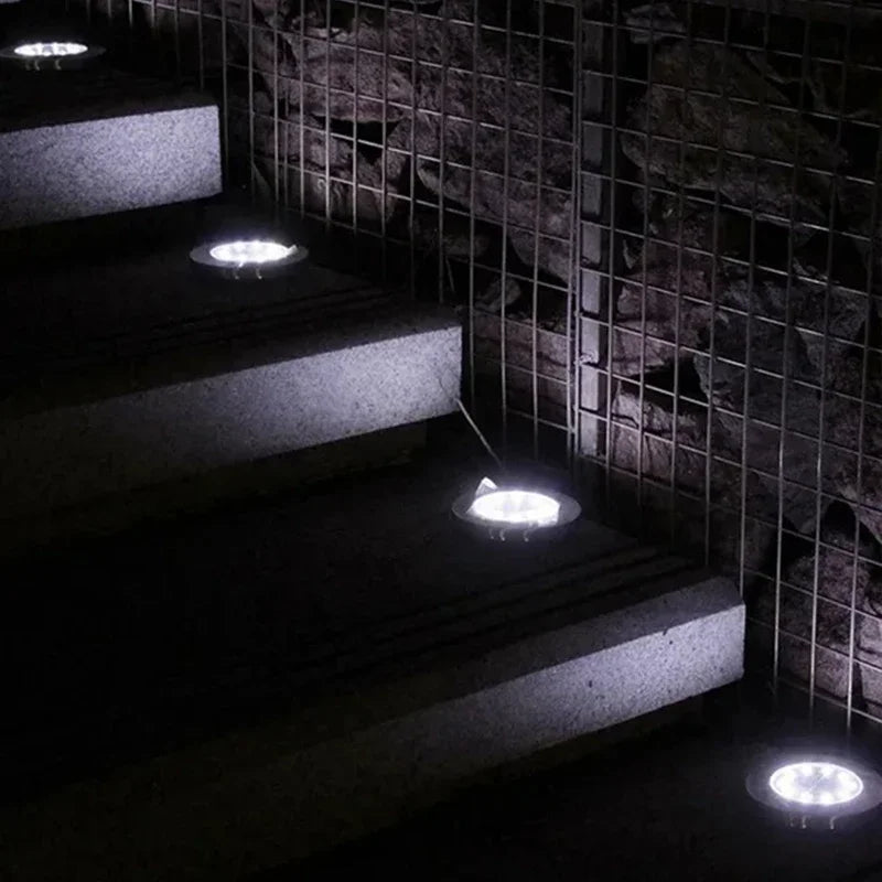 Solar Disk Lights for Outdoor Garden Decoration - Smarsty