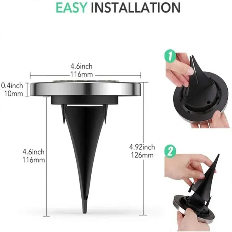 Solar Disk Lights for Outdoor Garden Decoration - Smarsty