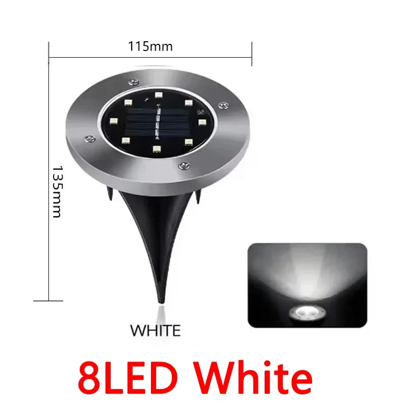 Solar Disk Lights for Outdoor Garden Decoration - Smarsty