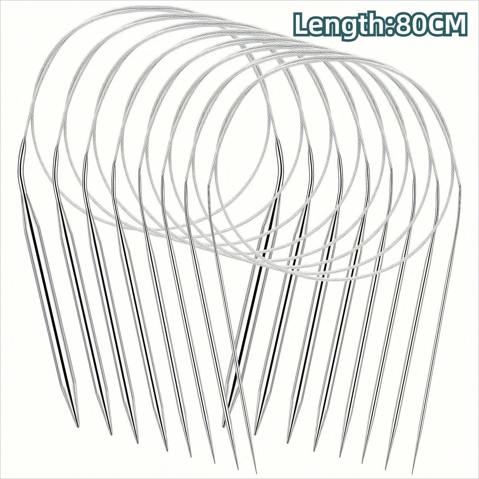 Professional Stainless Steel Knitting Needles Set for Comfort and Versatility - Smarsty