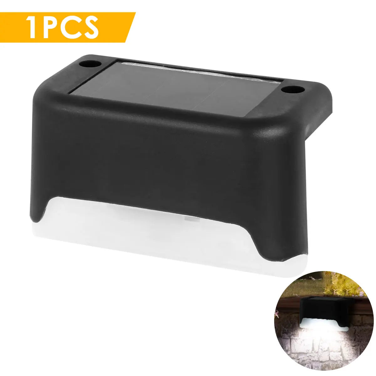Solar LED Garden Lights Waterproof Outdoor Step Lamps - Smarsty