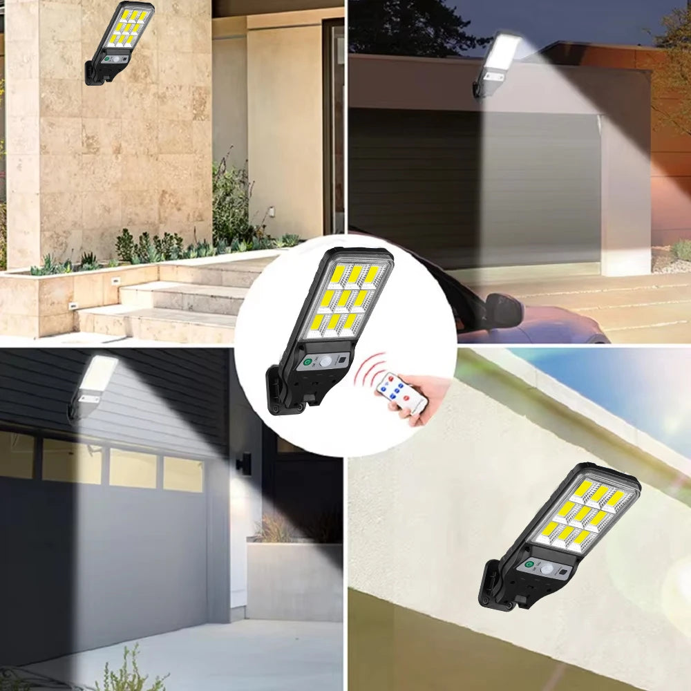 Solar Wall Lamp with Motion Sensor for Outdoor Lighting - Smarsty