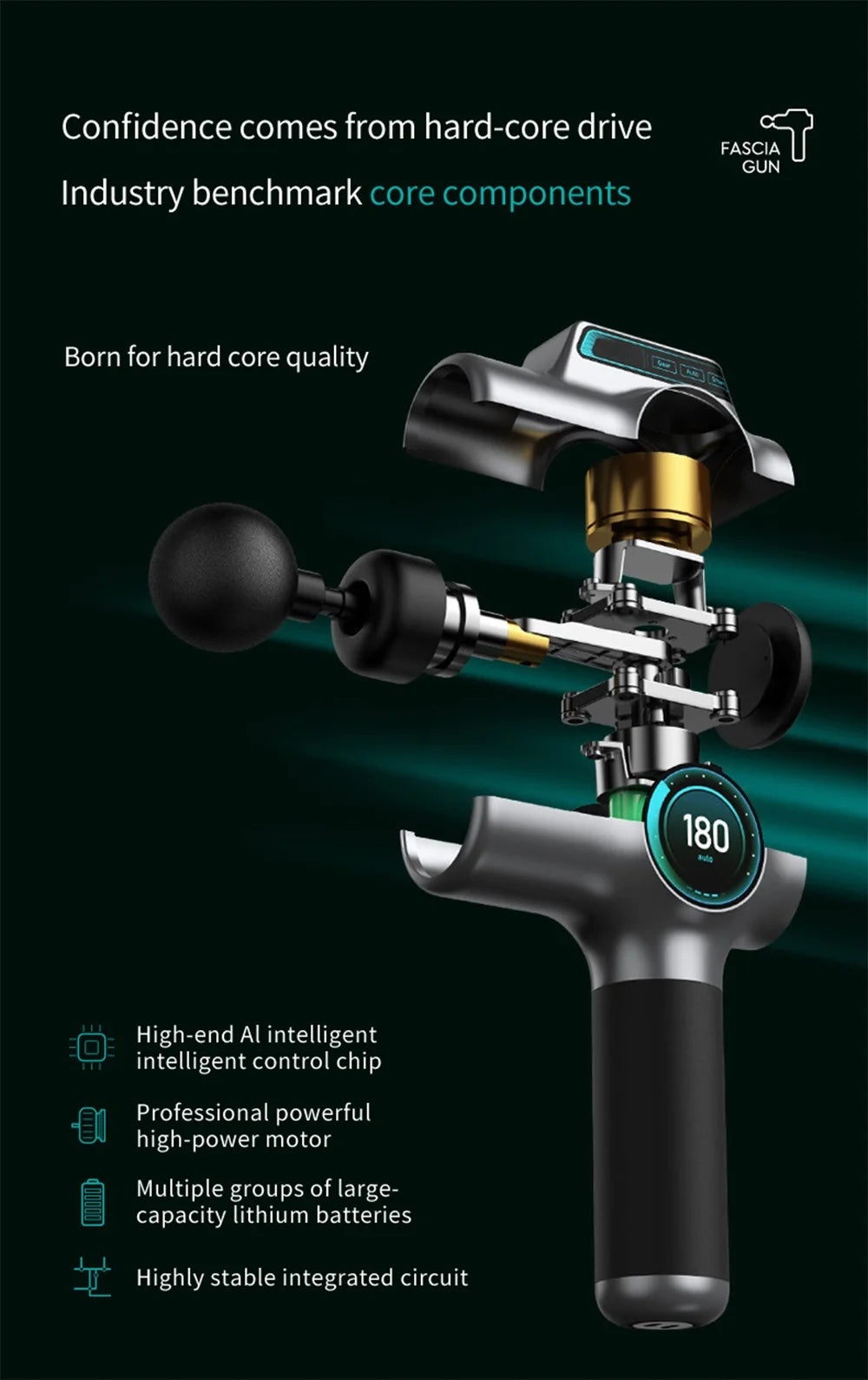 99 Speed Muscle Massage Gun for Neck and Back Relief - Smarsty