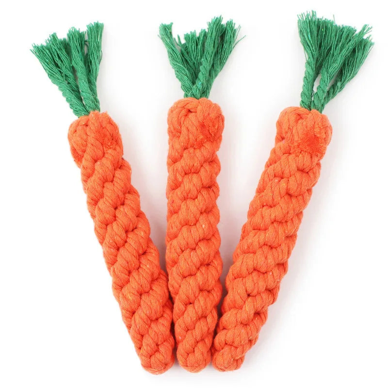 Durable Cotton Rope Dog Chew Toy for Teeth Cleaning - Smarsty