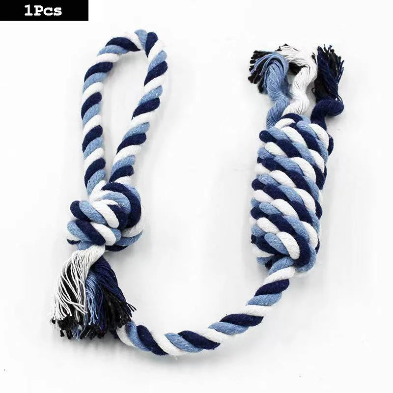 Durable Cotton Rope Dog Chew Toy for Teeth Cleaning - Smarsty