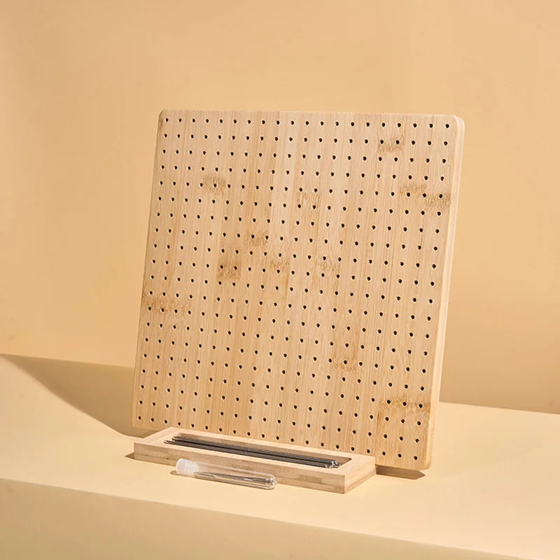 Bamboo Crochet Knitting Blocking Board Kit for Easy Crafting - Smarsty