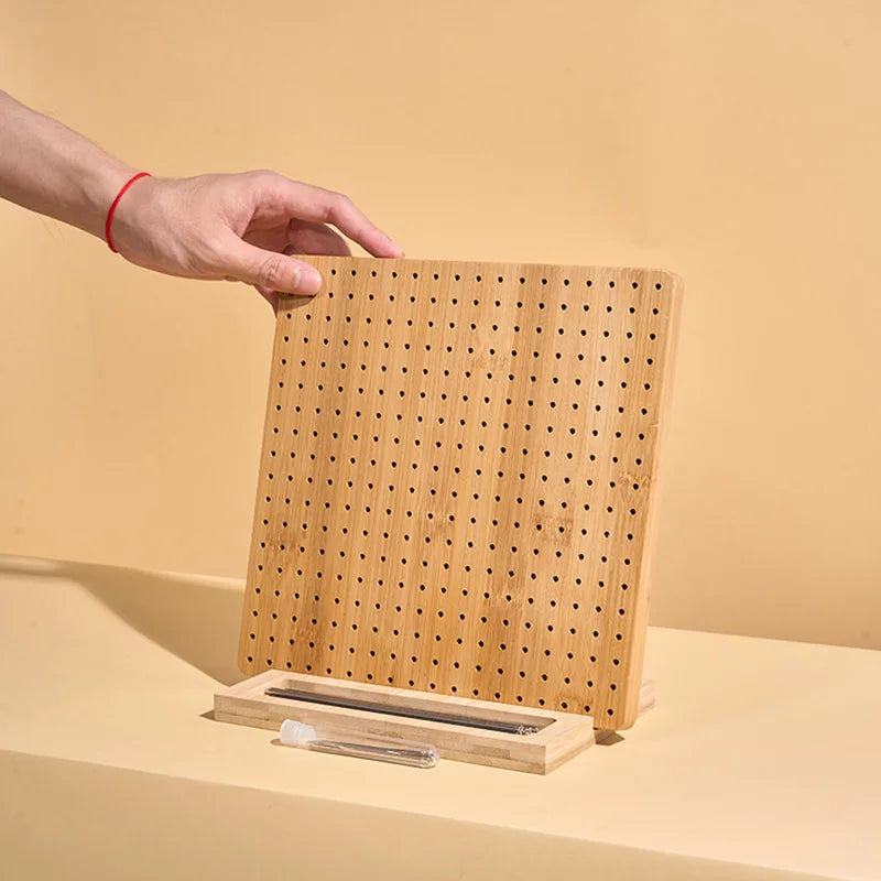 Bamboo Crochet Knitting Blocking Board Kit for Easy Crafting - Smarsty