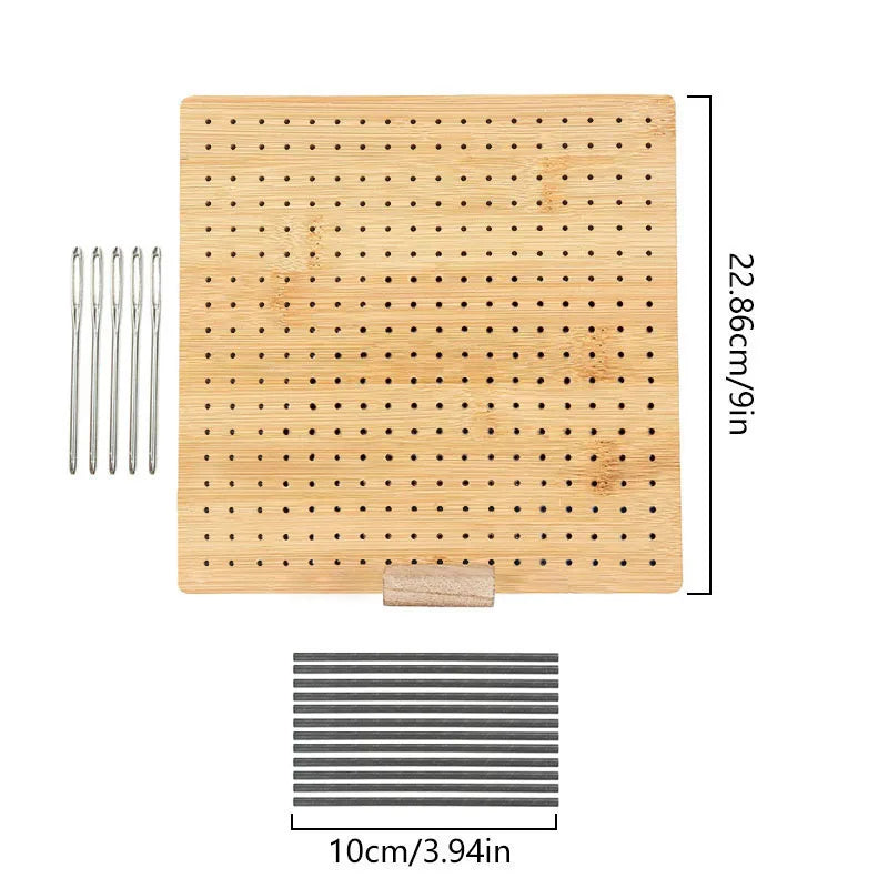 Bamboo Crochet Knitting Blocking Board Kit for Easy Crafting - Smarsty