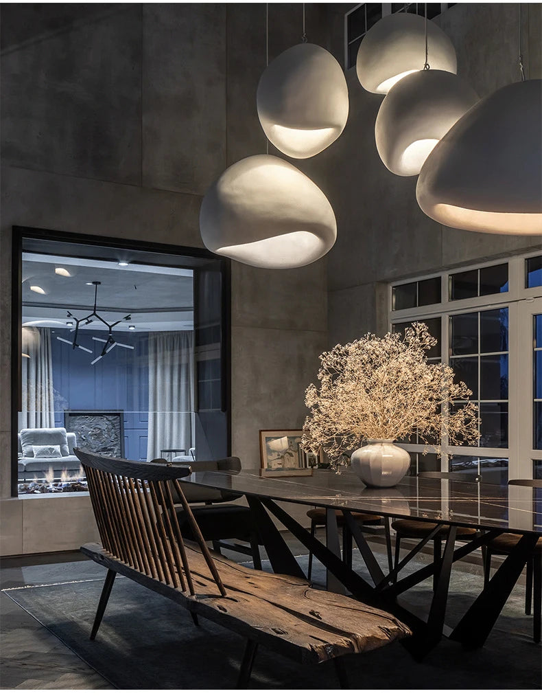 Nordic Wabi Sabi LED Pendant Light for Home Decor - Smarsty