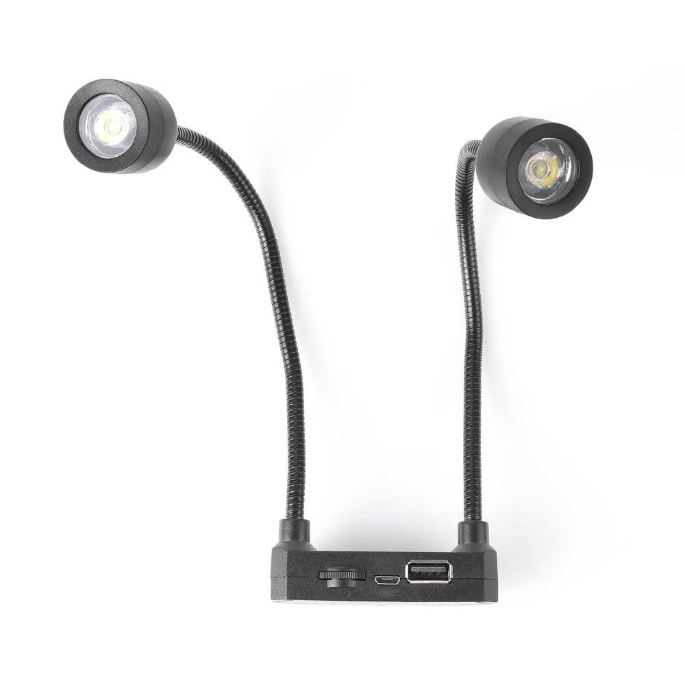 LED Double Head Microscope Illuminator Lamp for Enhanced Lighting - Smarsty
