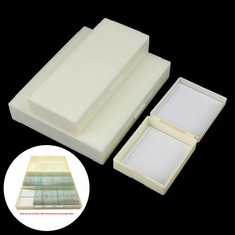 Plastic Microscope Slide Box for Organized Storage - Smarsty
