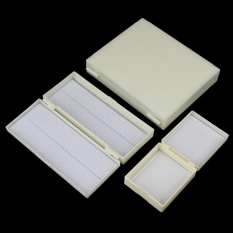 Plastic Microscope Slide Box for Organized Storage - Smarsty