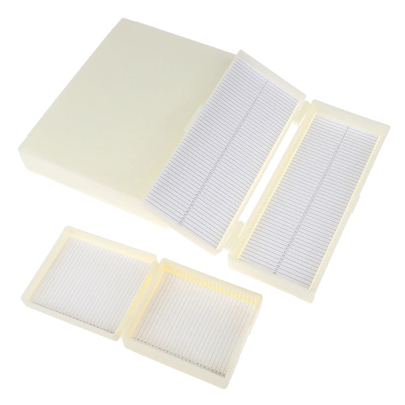 Plastic Microscope Slide Box for Organized Storage - Smarsty