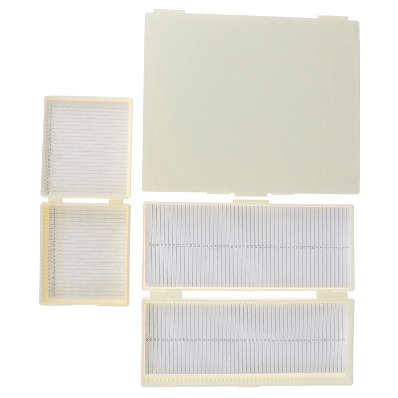 Plastic Microscope Slide Box for Organized Storage - Smarsty