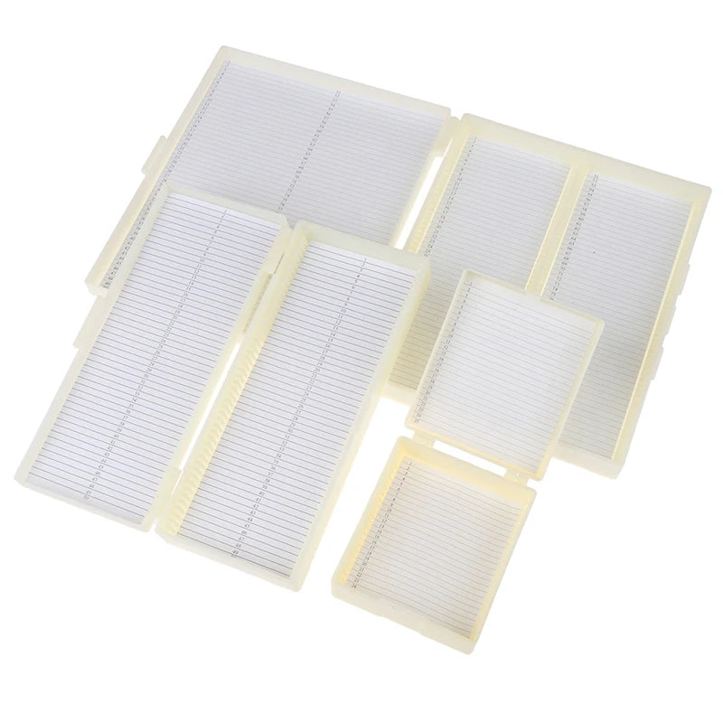Plastic Microscope Slide Box for Organized Storage - Smarsty