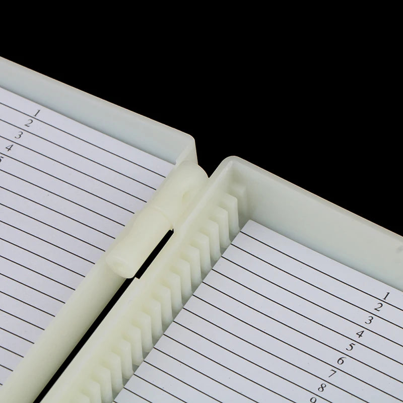 Plastic Microscope Slide Box for Organized Storage - Smarsty
