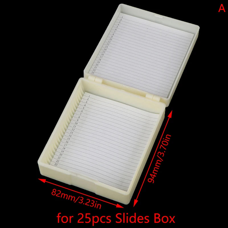 Plastic Microscope Slide Box for Organized Storage - Smarsty