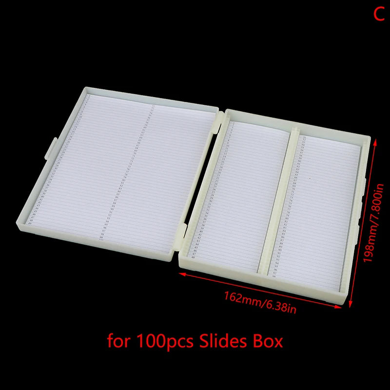Plastic Microscope Slide Box for Organized Storage - Smarsty