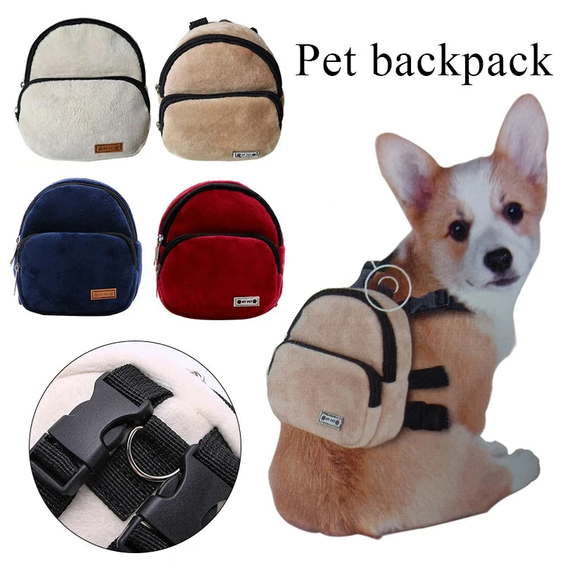 Portable Dog Backpack for Snacks and Travel - Smarsty