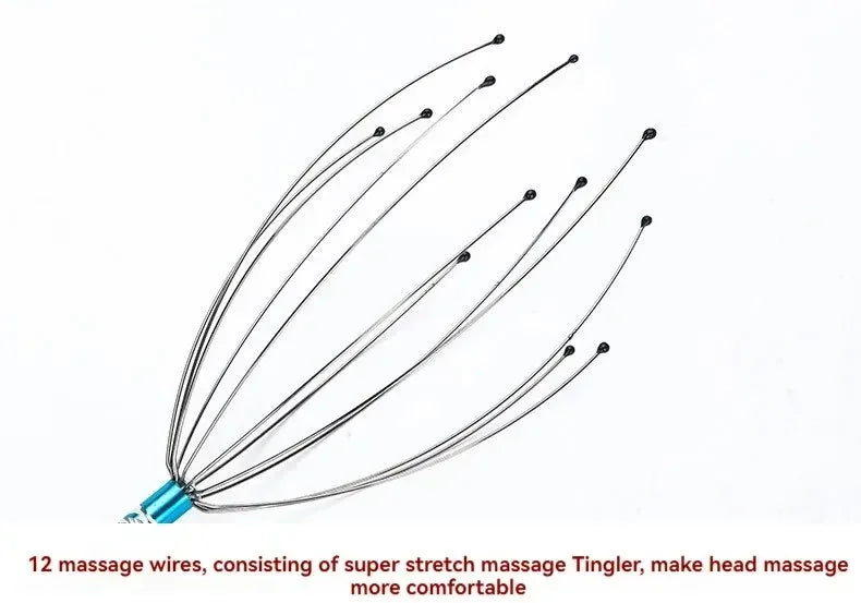 Stainless Steel Octopus Head Massager for Ultimate Relaxation - Smarsty