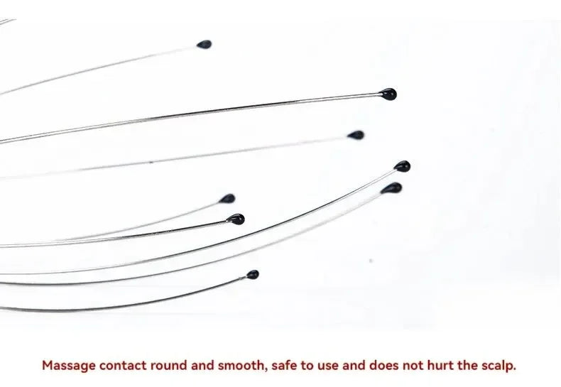 Stainless Steel Octopus Head Massager for Ultimate Relaxation - Smarsty