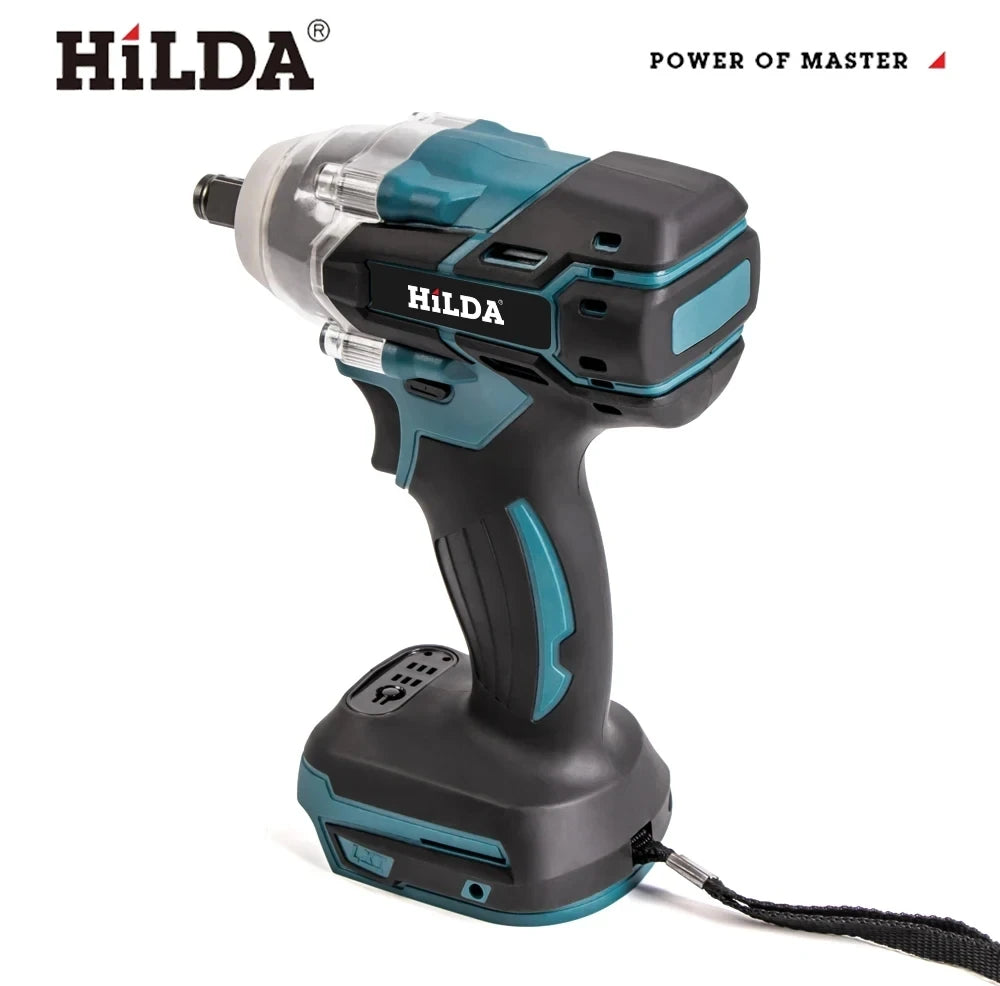 HILDA 18V Rechargeable Electric Impact Wrench for Car Maintenance - Smarsty