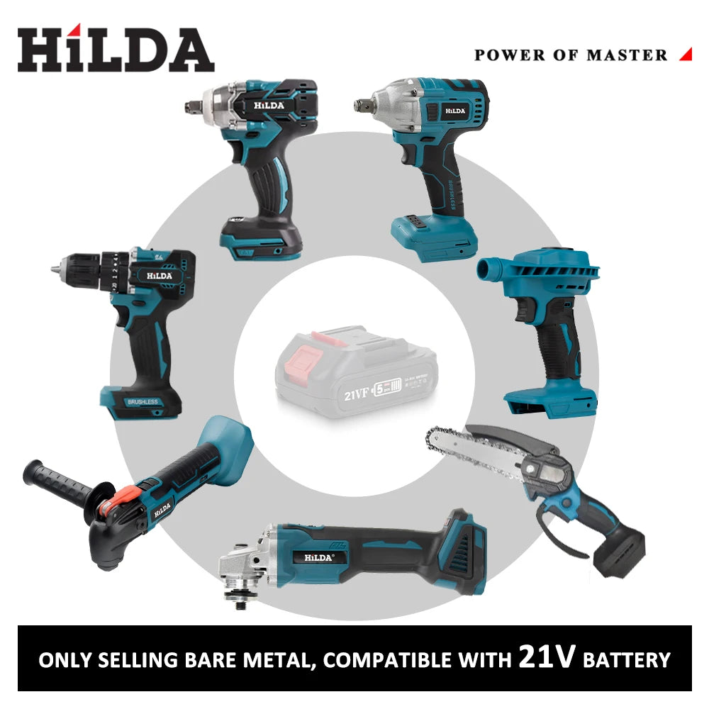 HILDA Cordless Electric Wrench for Car Repair - Smarsty
