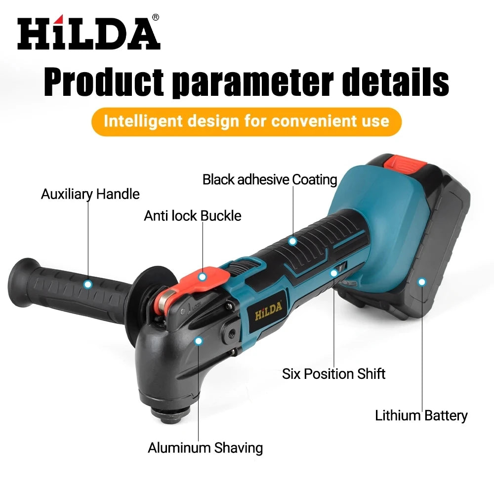 HILDA Cordless Electric Wrench for Car Repair - Smarsty