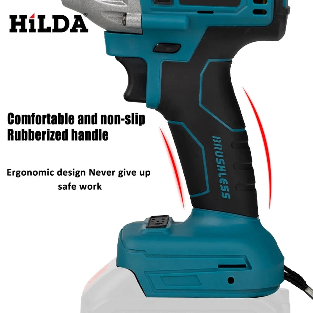 HILDA Cordless Electric Wrench for Car Repair - Smarsty