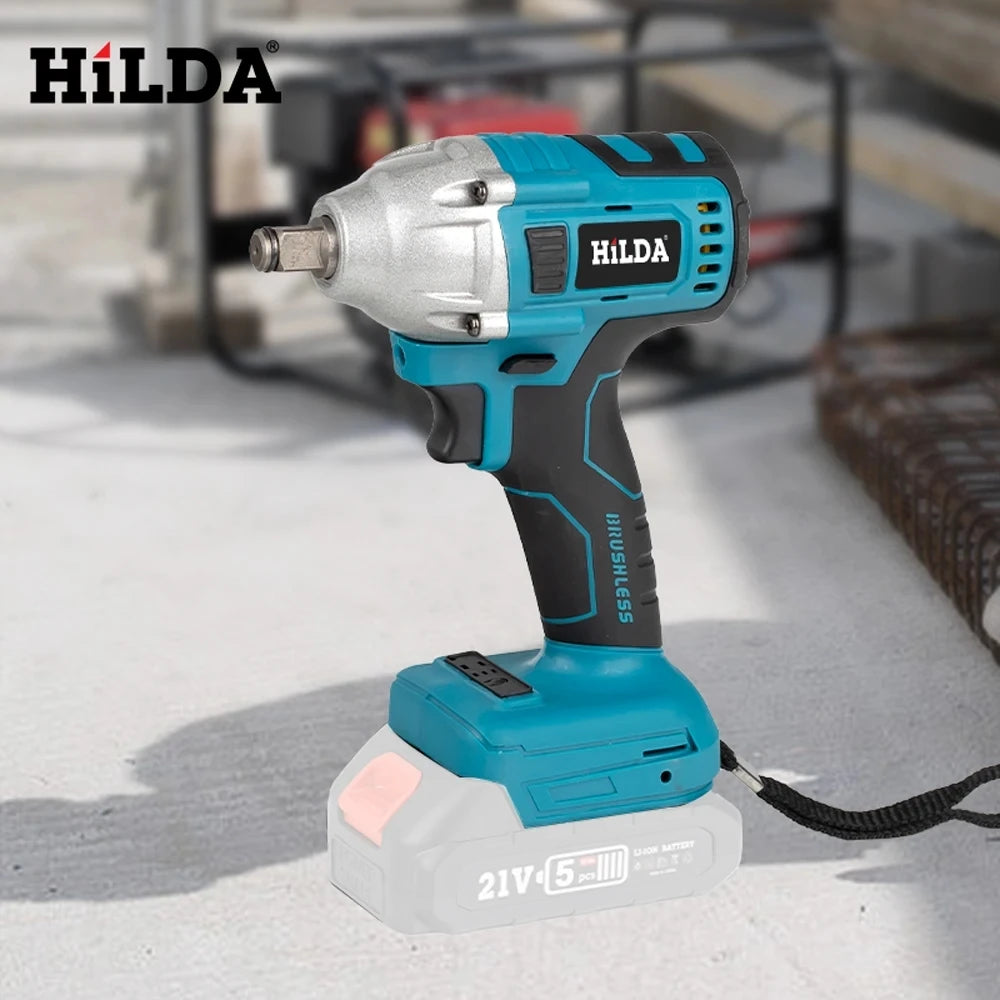 HILDA Cordless Electric Wrench for Car Repair - Smarsty