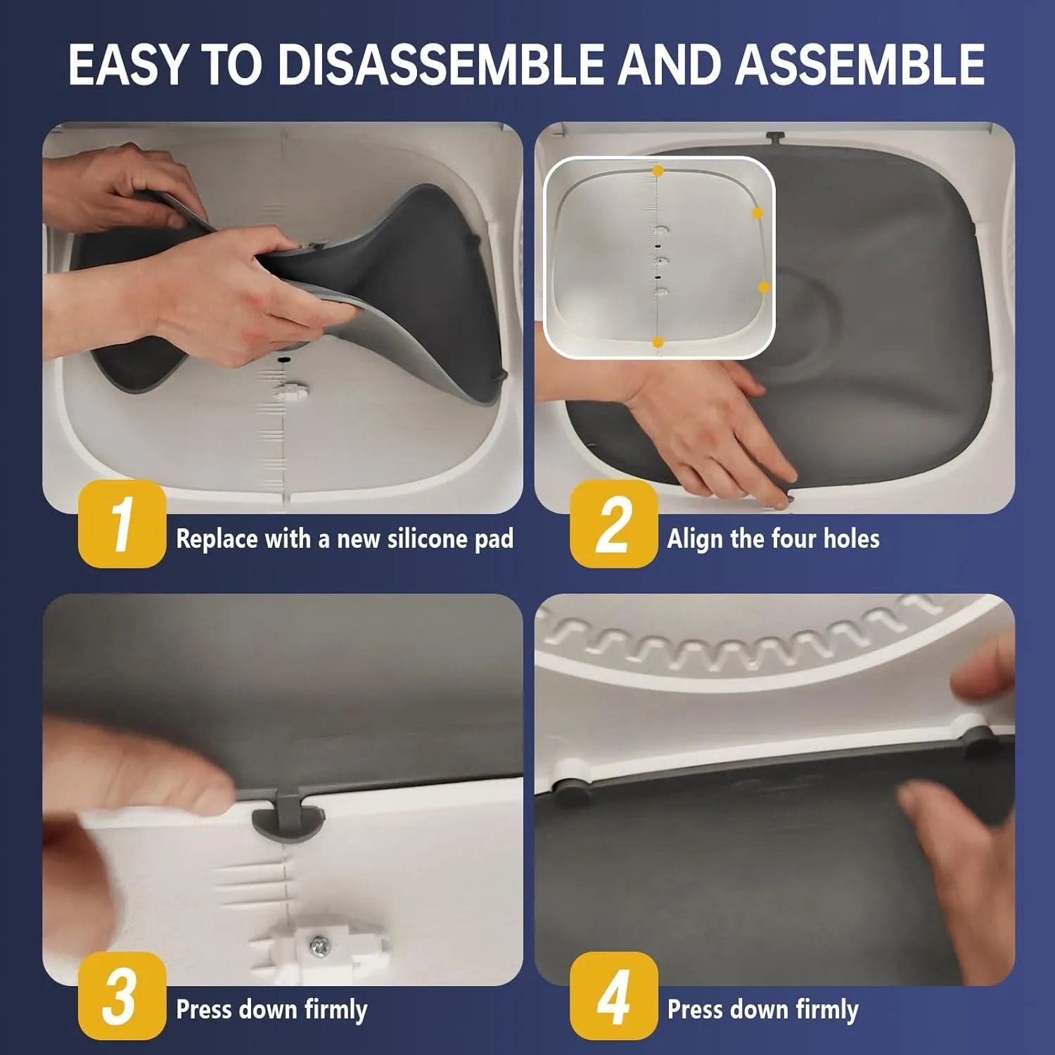 Tonepie Cat Litter Box Ventilation Screen Filter - Smarsty