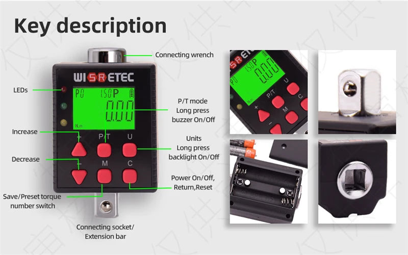 Digital Torque Meter for Accurate Tightening Control - Smarsty