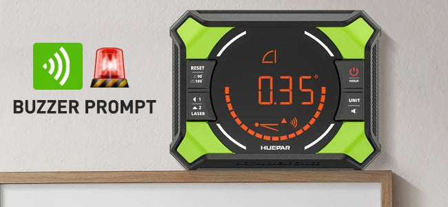 Huepar Digital Laser Angle Gauge with LCD Display - Smarsty