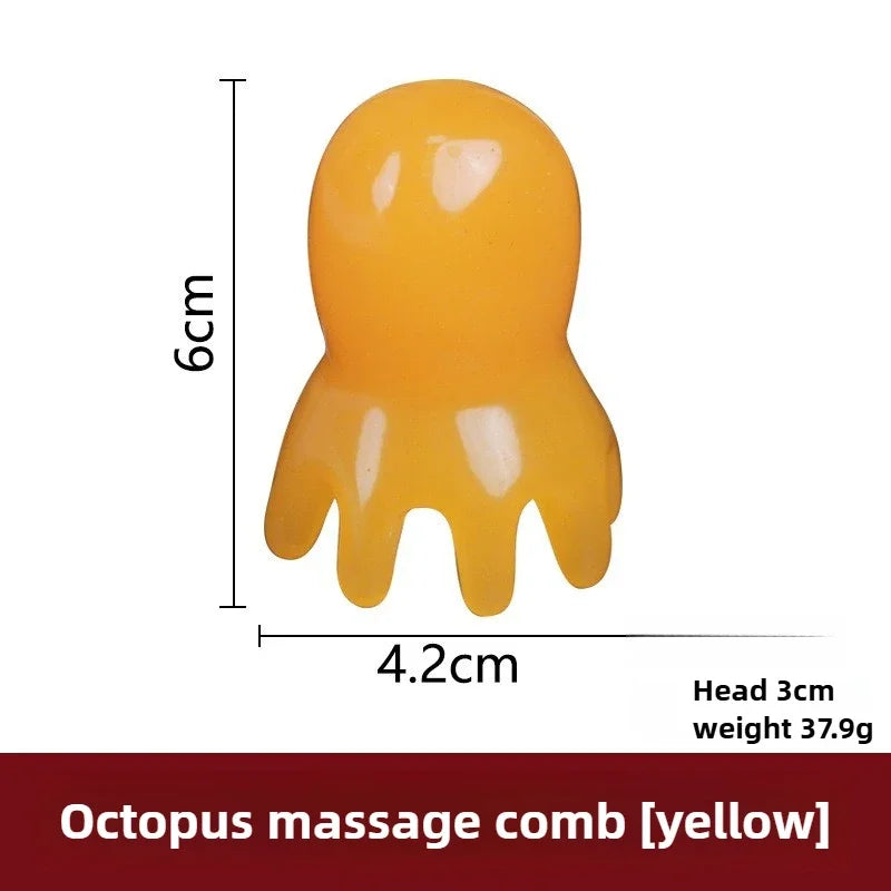 Resin Octopus Scalp Massage Comb for Relaxation - Smarsty